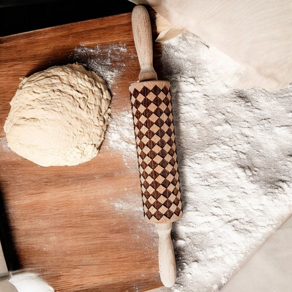 Courtly Check Rolling Pin