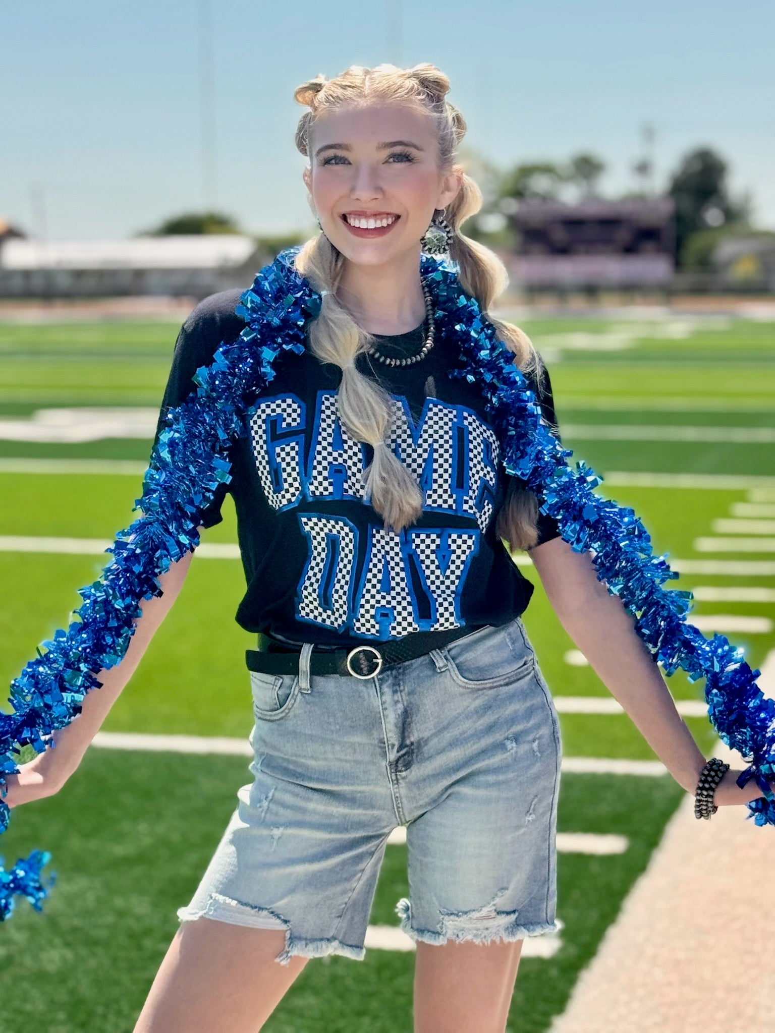 Sync Logic - Checkered Game Day Custom Tee