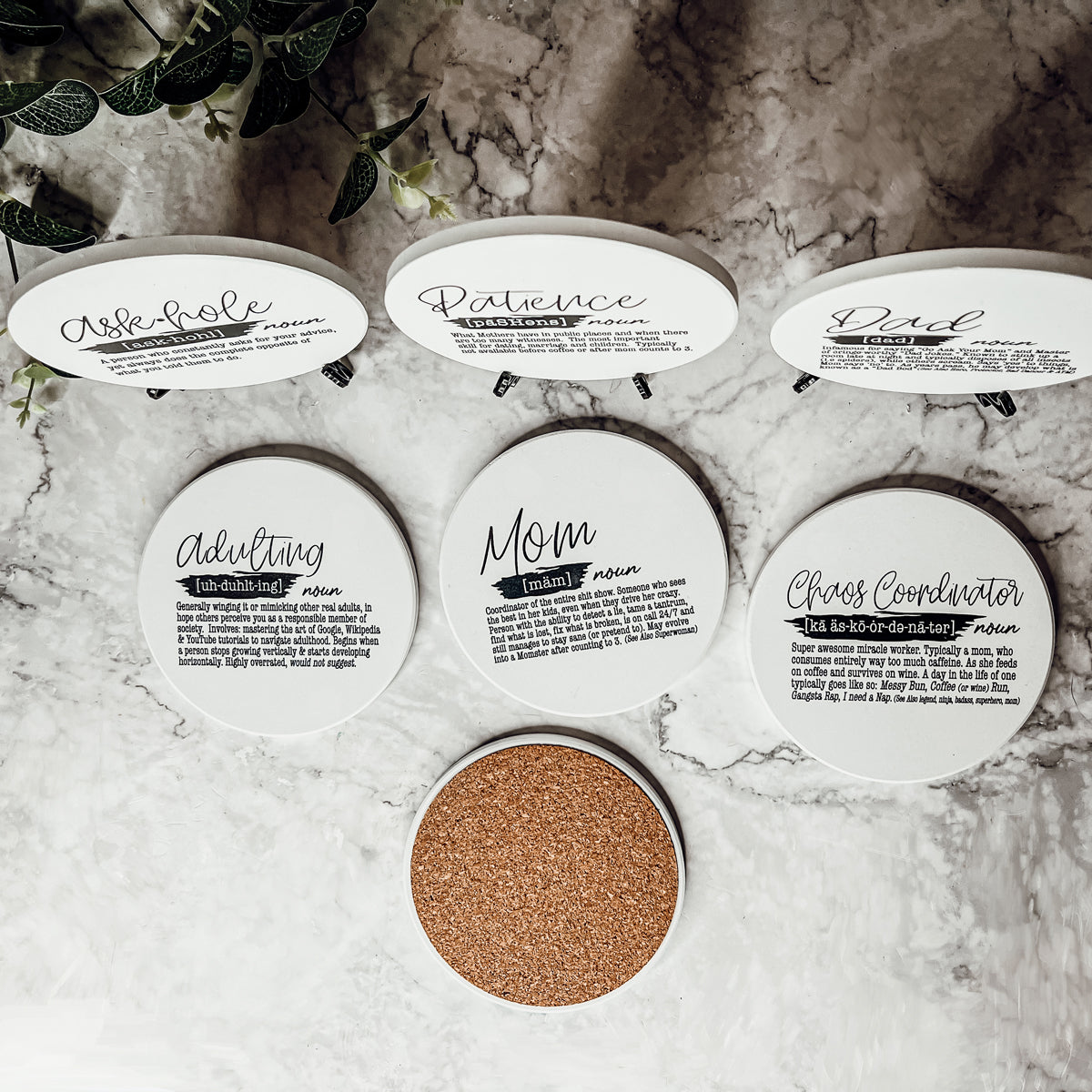 Mom Definition Quotes Funny
Housewarming definition gifts
Wedding shower coasters
New home funny gifts
