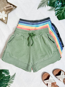 French Terry Stevie Shorts - Desert Flower | Women's Casual Shorts