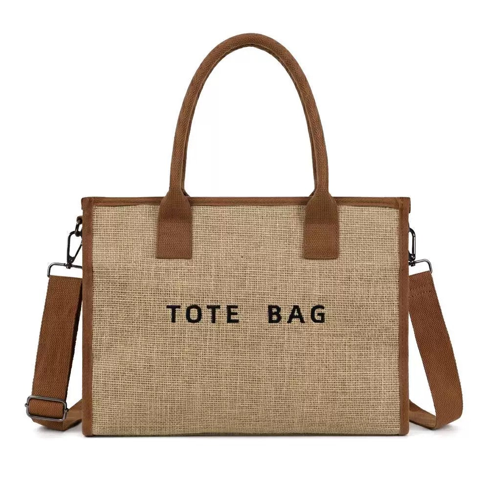 Clare Mixed Media Canvas Tote