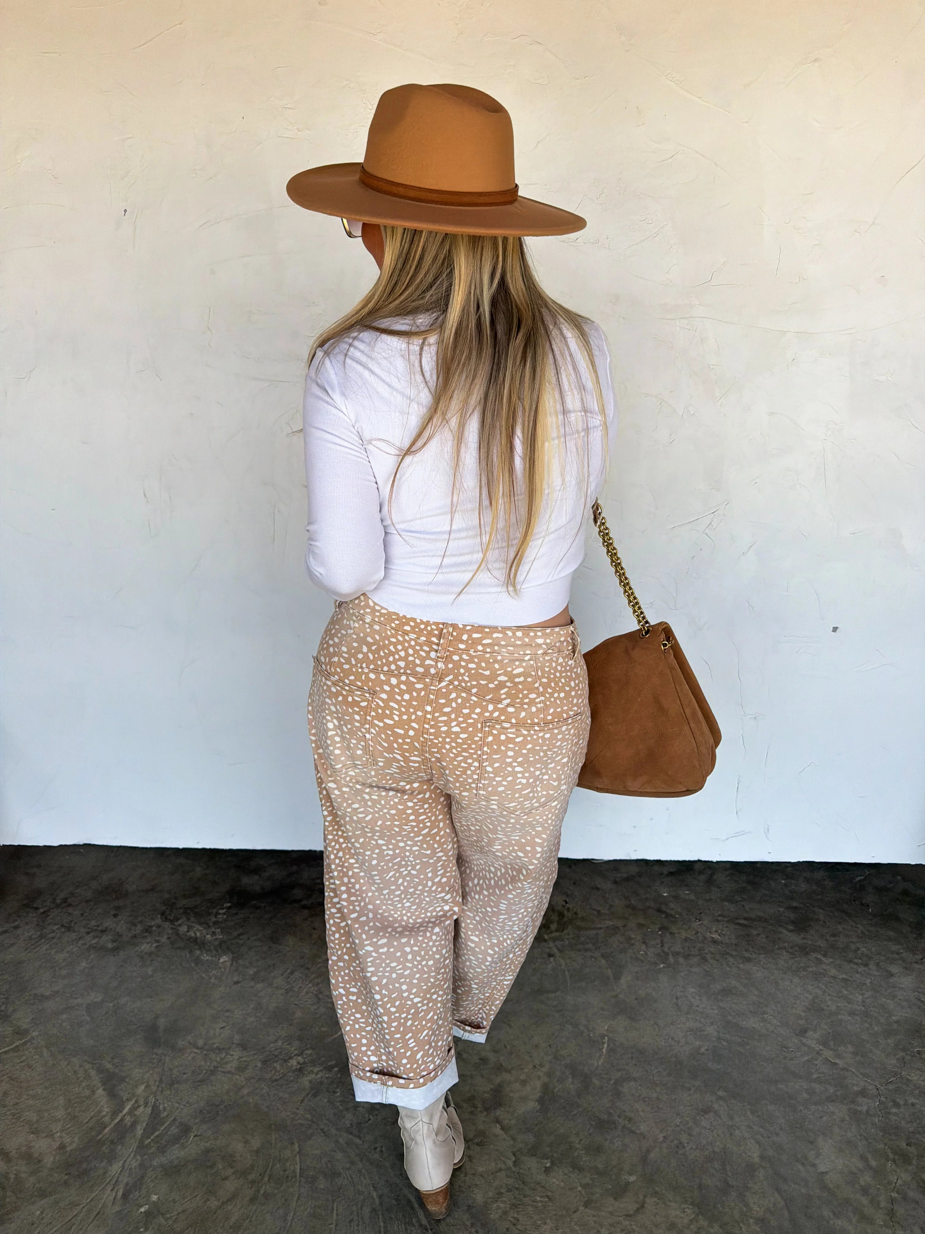PREORDER- WILD FAWN BARREL JEAN