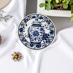 traditional ginger jar ceramic coasters Chinoiserie blue white porcelain pattern luxury home decor cork backing
collectible ceramic coasters Chinoiserie blue white porcelain ginger jar blue willow Staffordshire dog cork backing