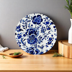 absorbent ceramic coasters Chinoiserie blue white porcelain pattern ginger jar blue willow Staffordshire dog cork backing