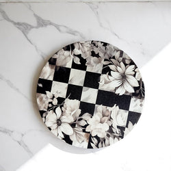 Courtly Check Coasters