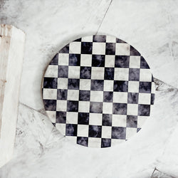 Courtly Check Coasters