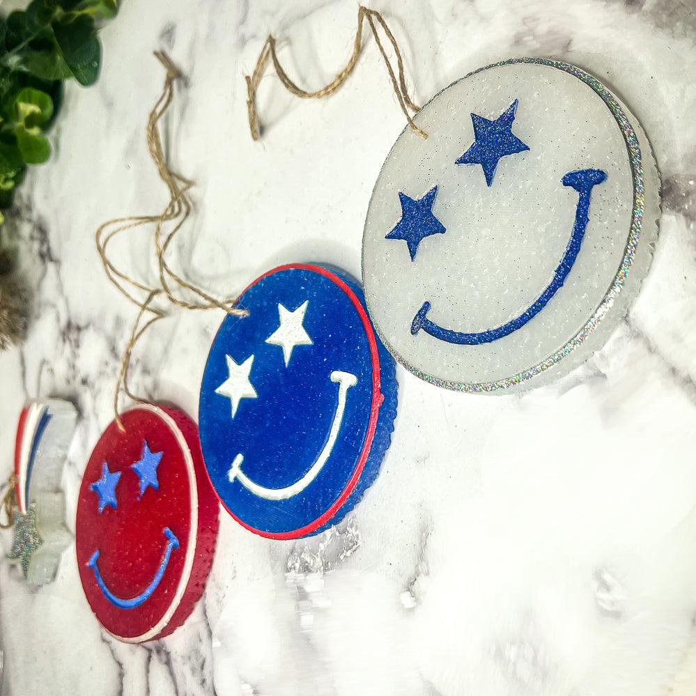 Unique Car air freshner gifts, glitter freshie, 4th of july freshies gifts
