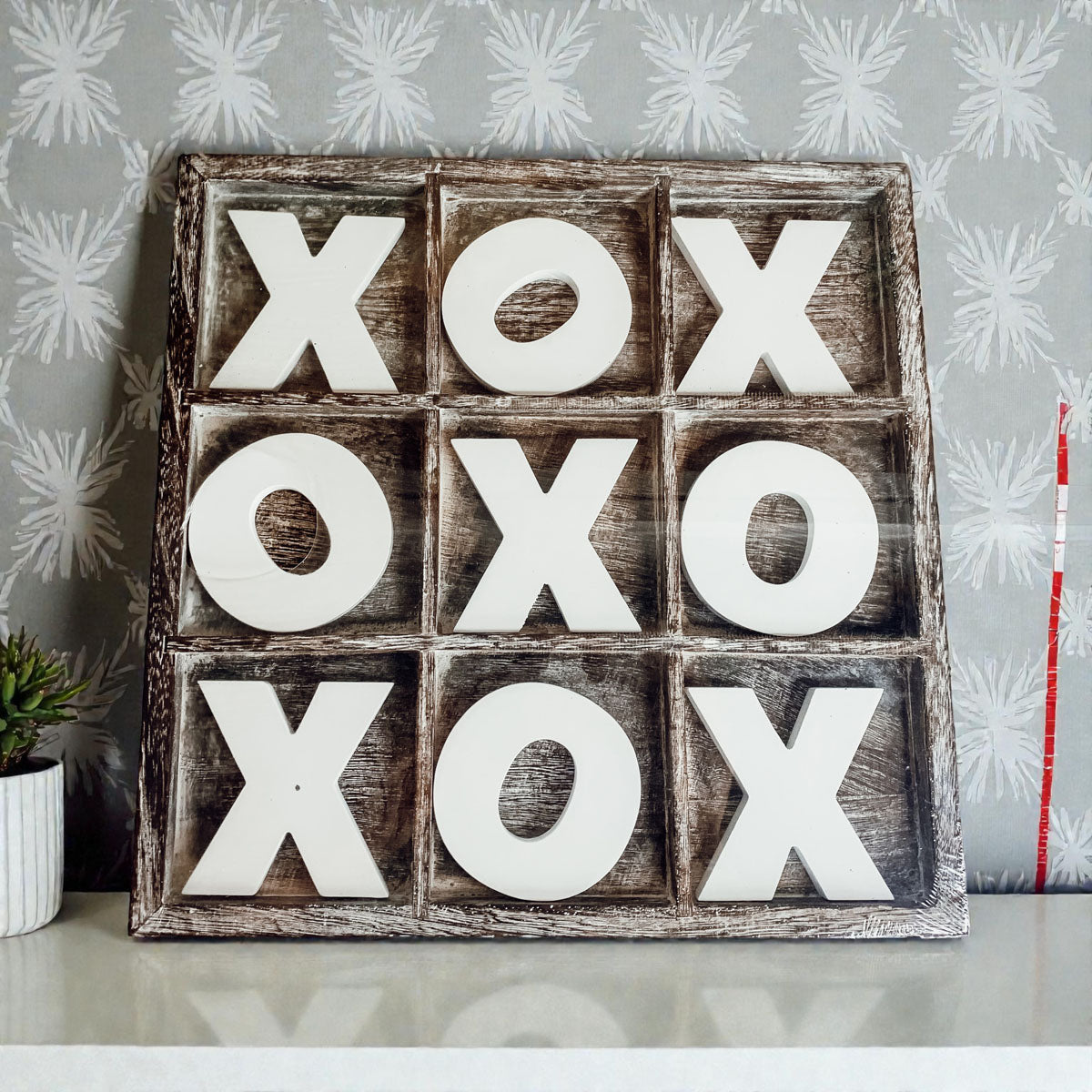 Farmhouse coffee table decor
Wooden game board USA made
Distressed wood game decor
Family game night decor
Rustic wooden games
Farmhouse style games