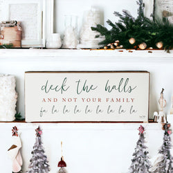 Deck The Halls Sign