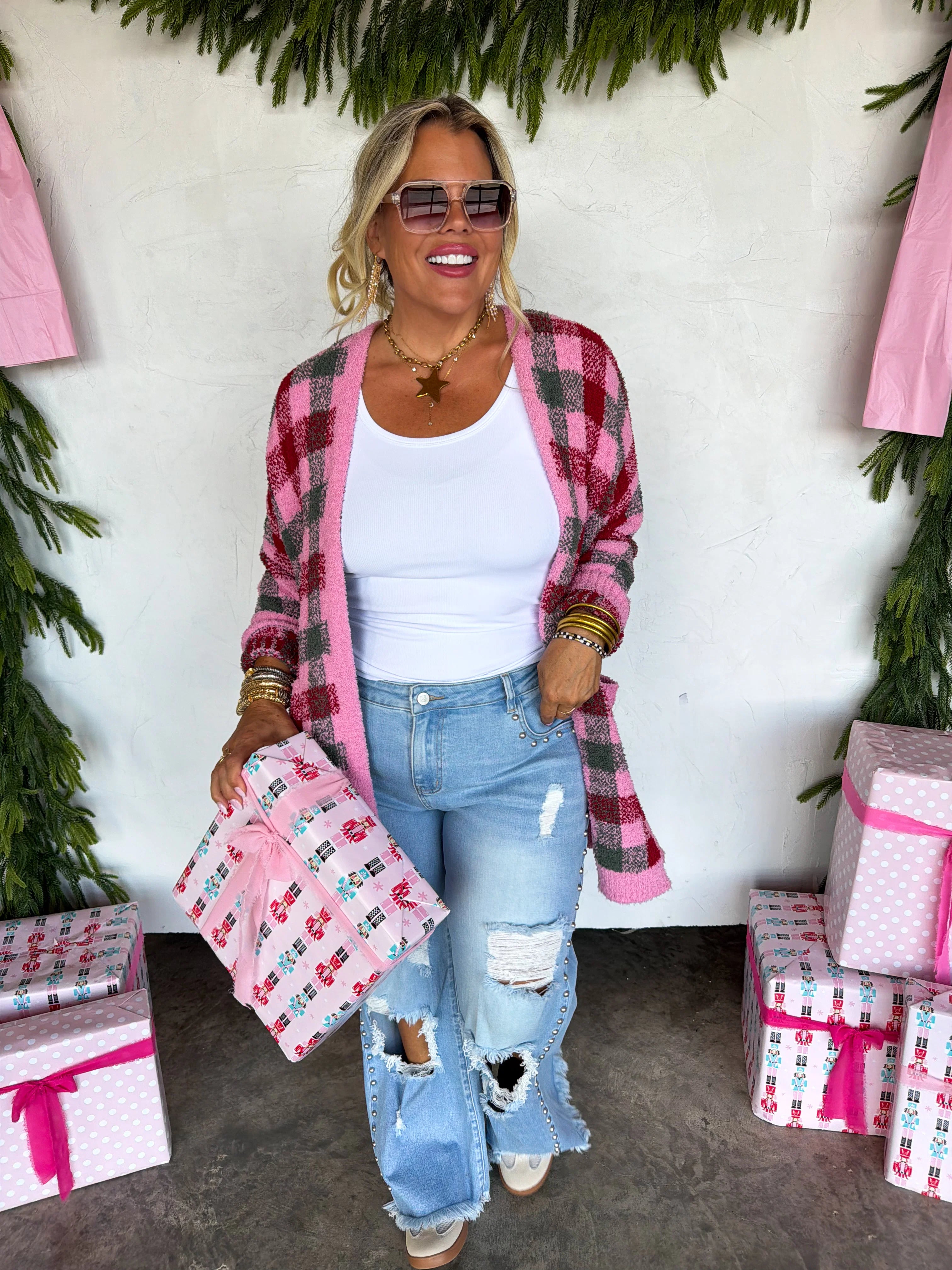 PREORDER- COZY CHRISTMAS CLOUD CARDIGAN