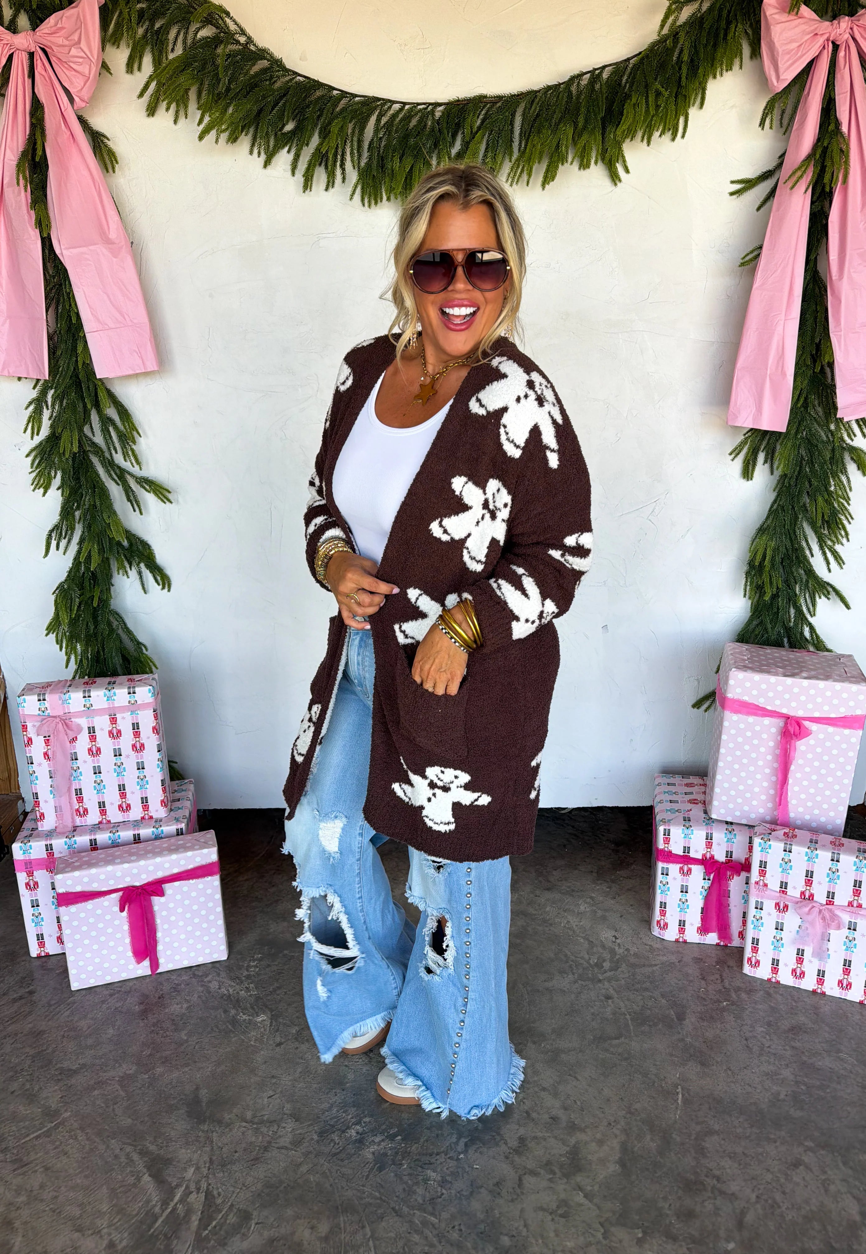 PREORDER- COZY CHRISTMAS CLOUD CARDIGAN