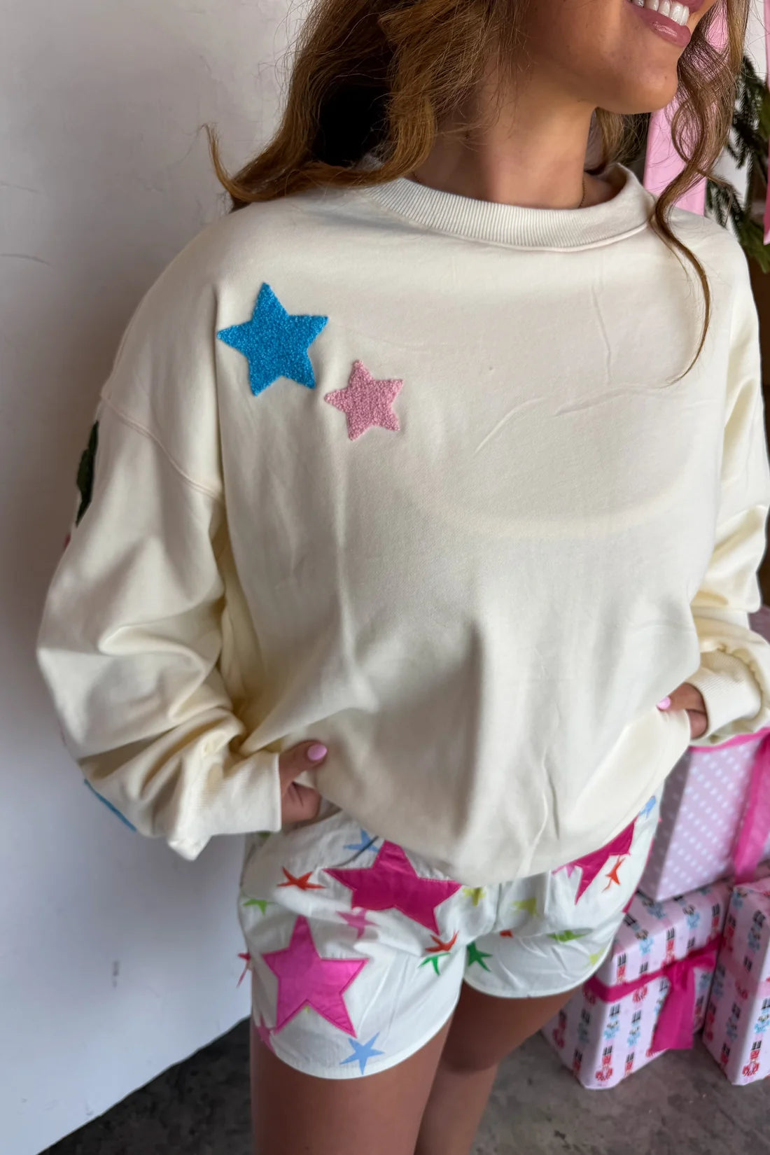 PREORDER- MERRY MESSAGE SWEATSHIRT