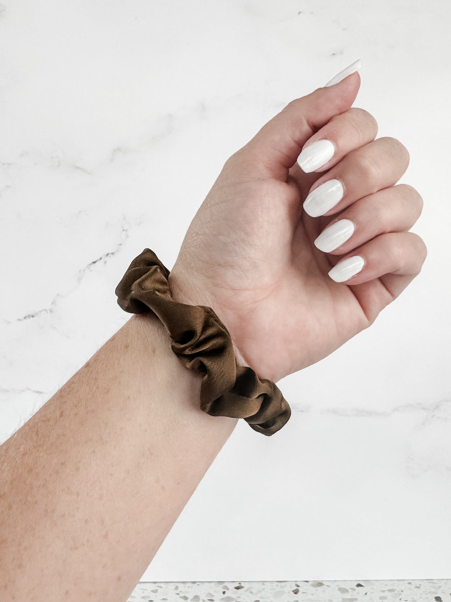 Satin Neutral Trio Scrunchies FINAL SALE