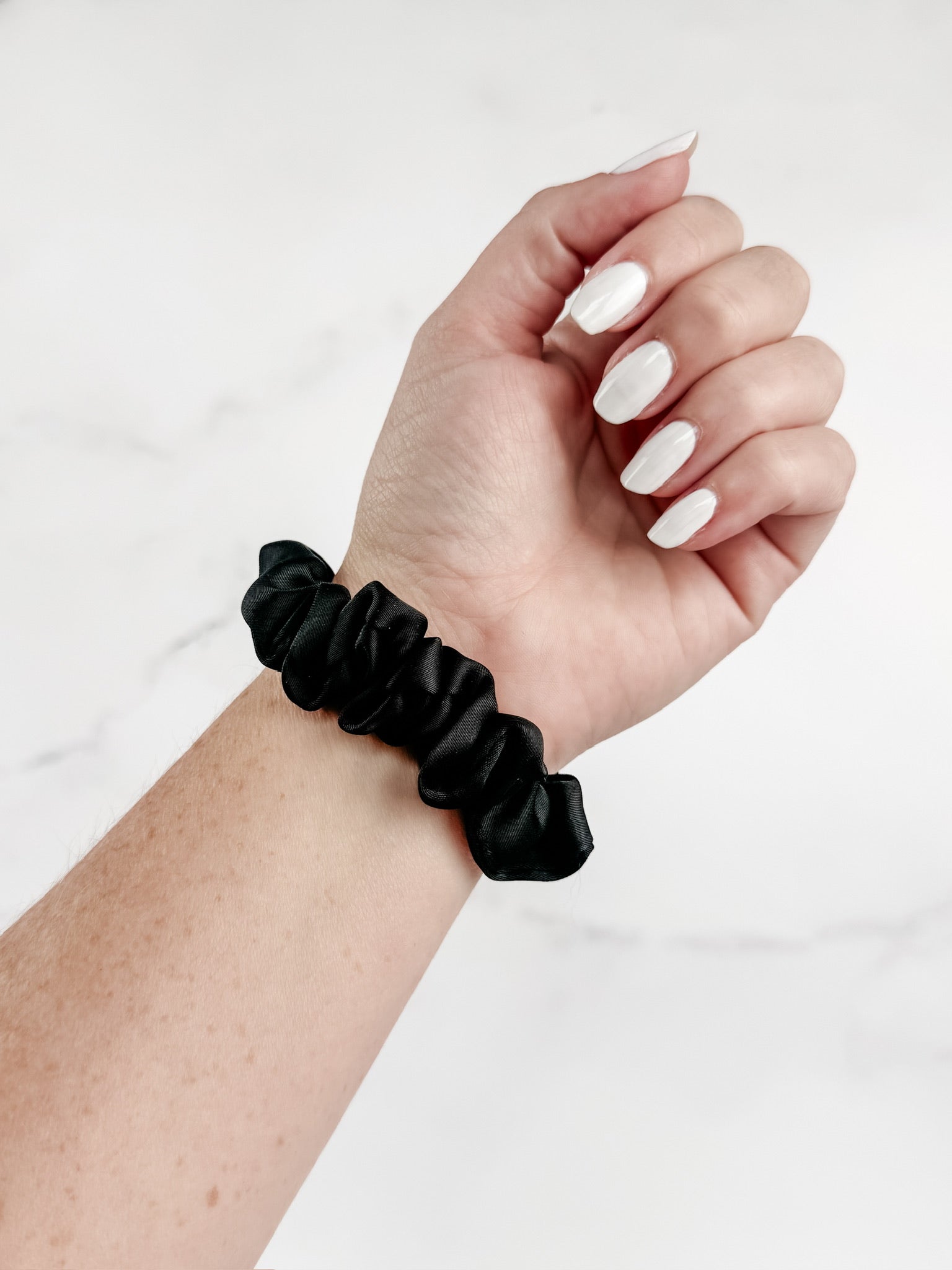 Satin Neutral Trio Scrunchies FINAL SALE