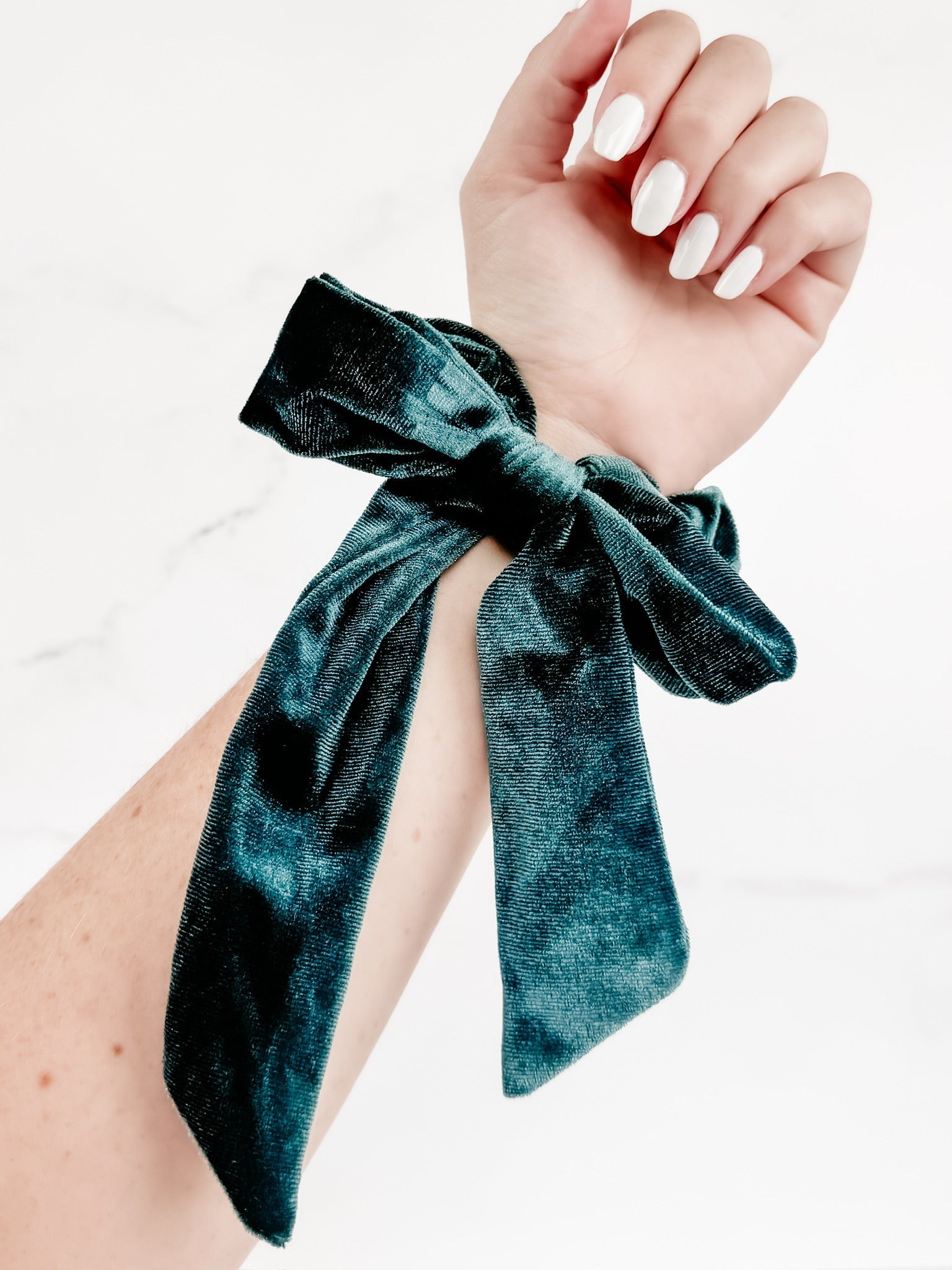 Velvet Bow Scrunchie