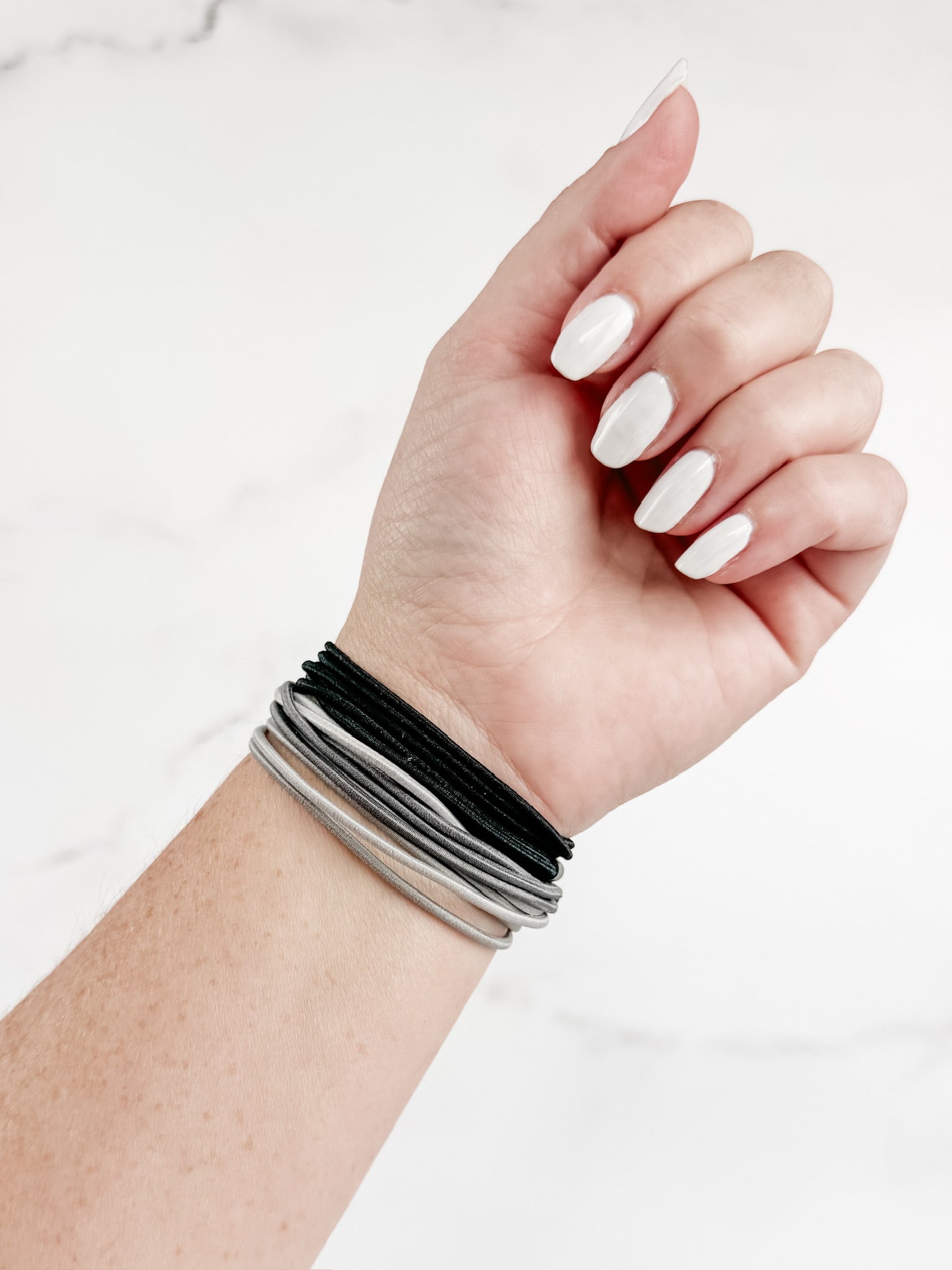 Black and Grey Hair Tie Sets FINAL SALE