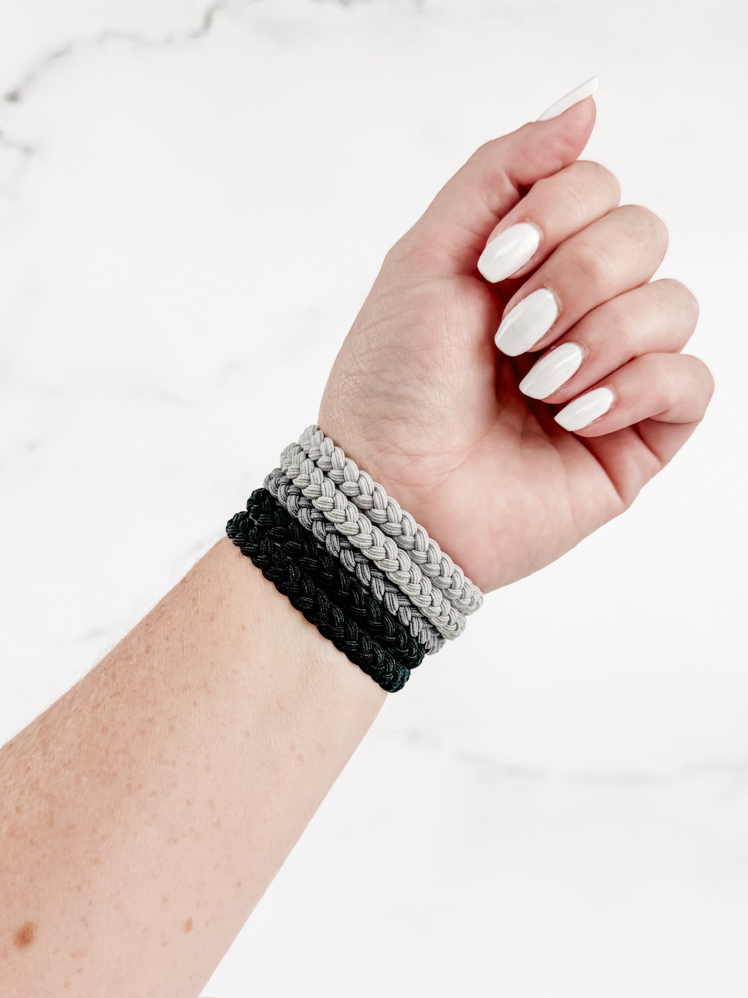 Black and Grey Hair Tie Sets FINAL SALE