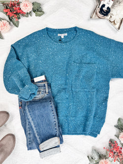 Confetti Sweater - Blue