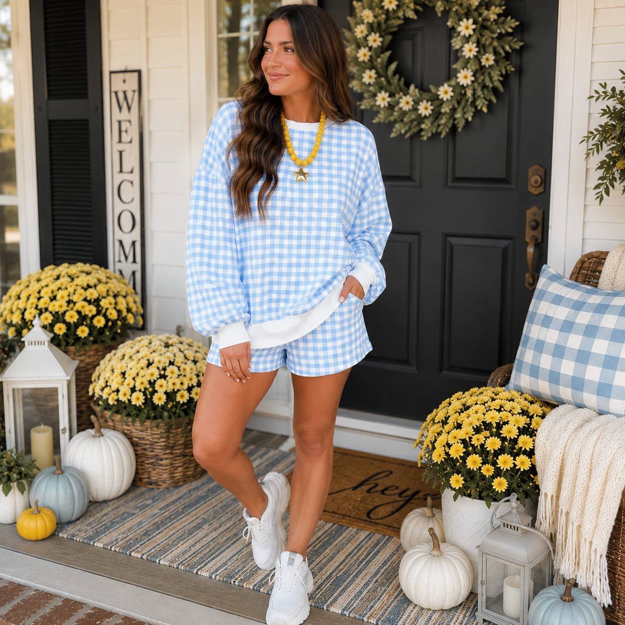 Plaid Baggy Set WTW