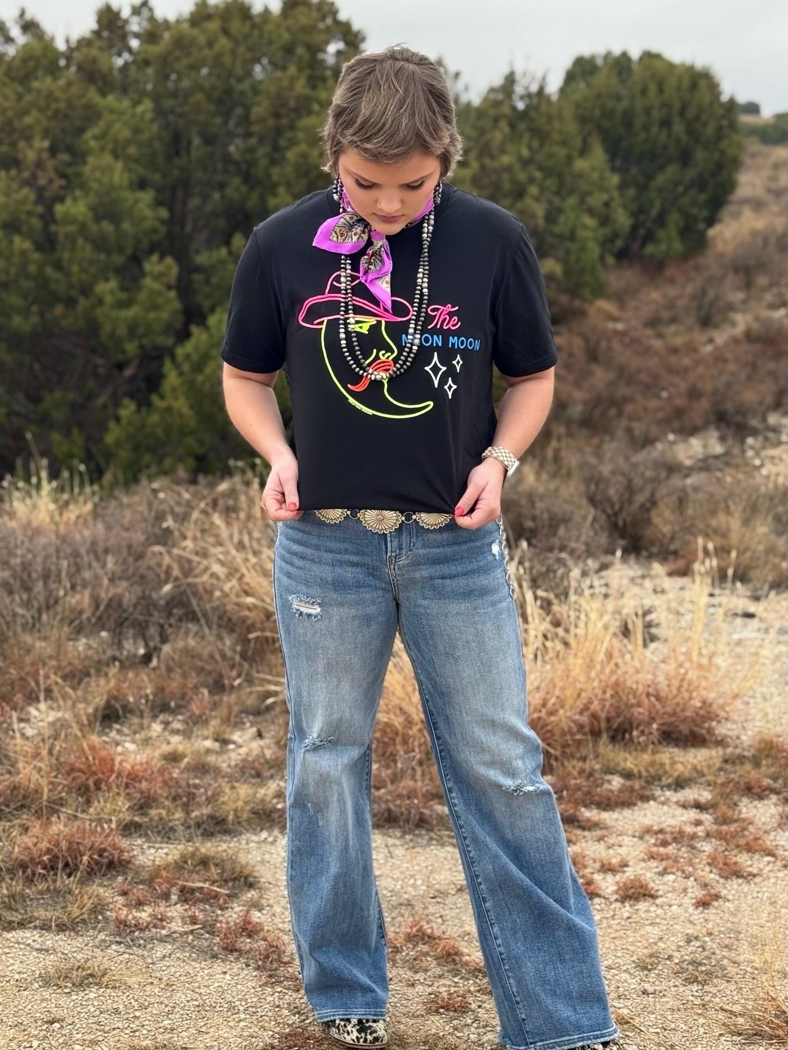 Neon Moon Tee & Sweatshirt