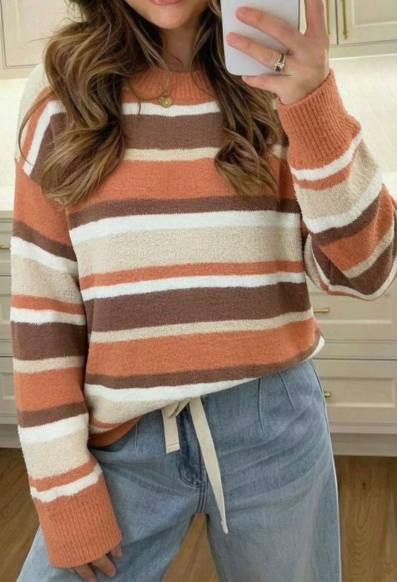 Stripe Colorful Sweater WTW