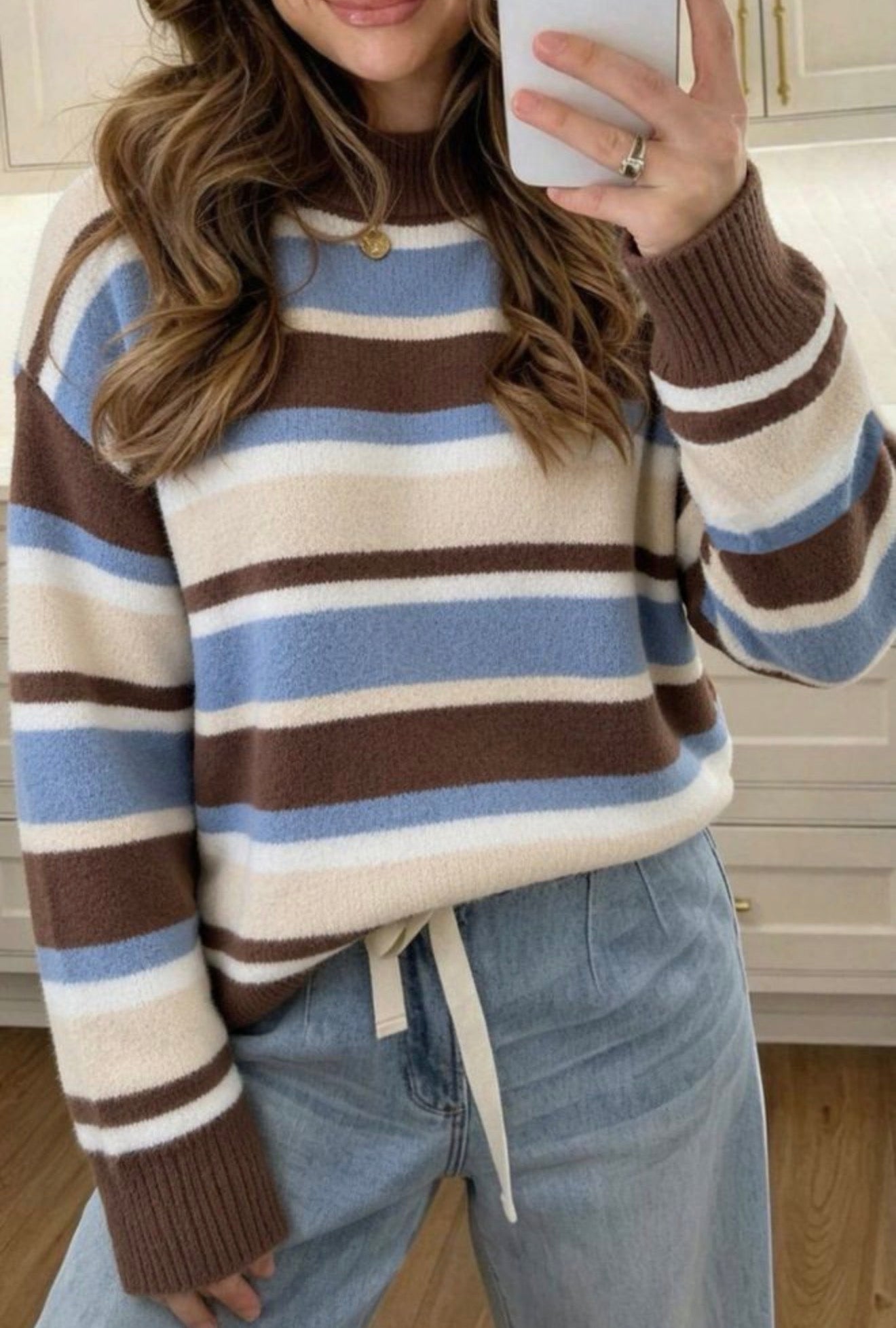 Stripe Colorful Sweater WTW