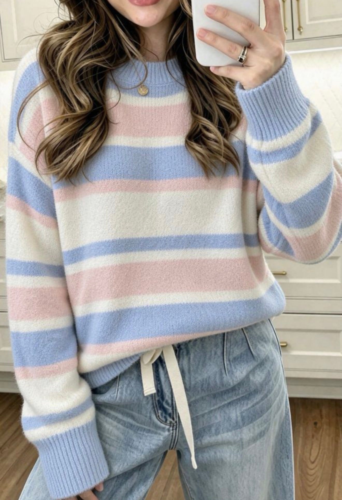 Stripe Colorful Sweater WTW
