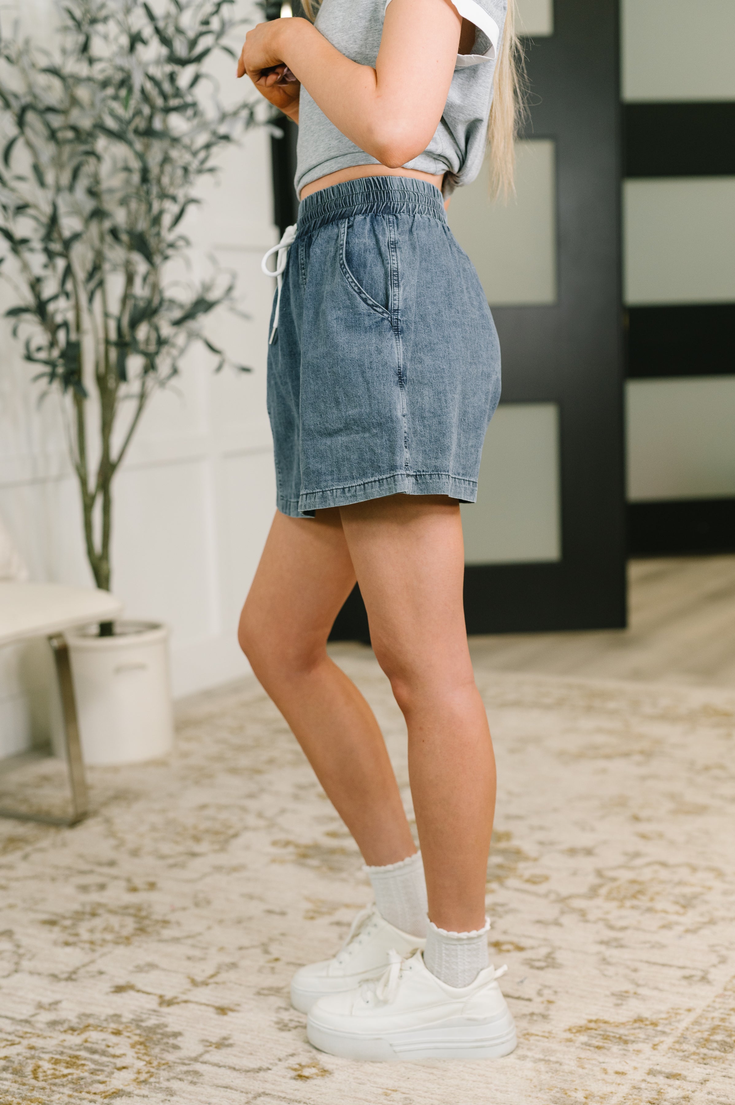 I'd Like to See You Try High Waisted Skort