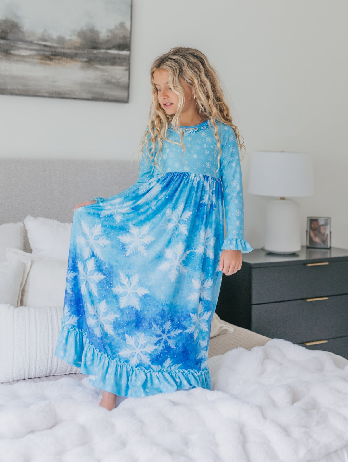 Snowflake Ice Princess Lounge Gown