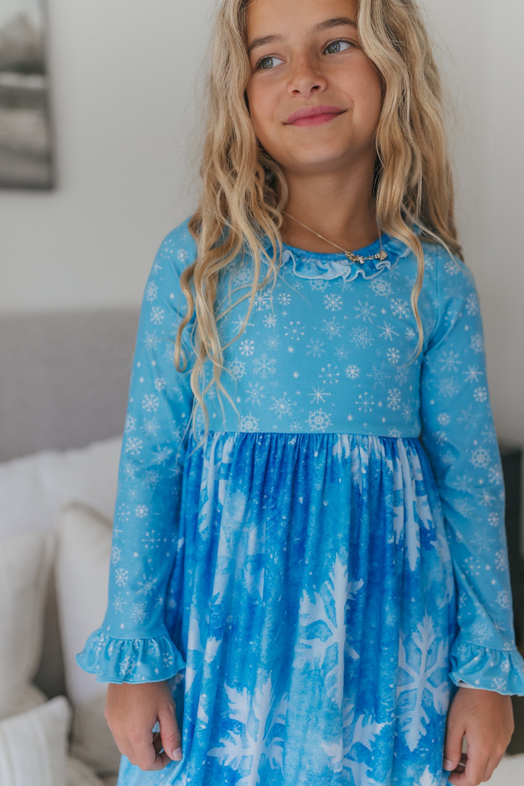 Snowflake Ice Princess Lounge Gown