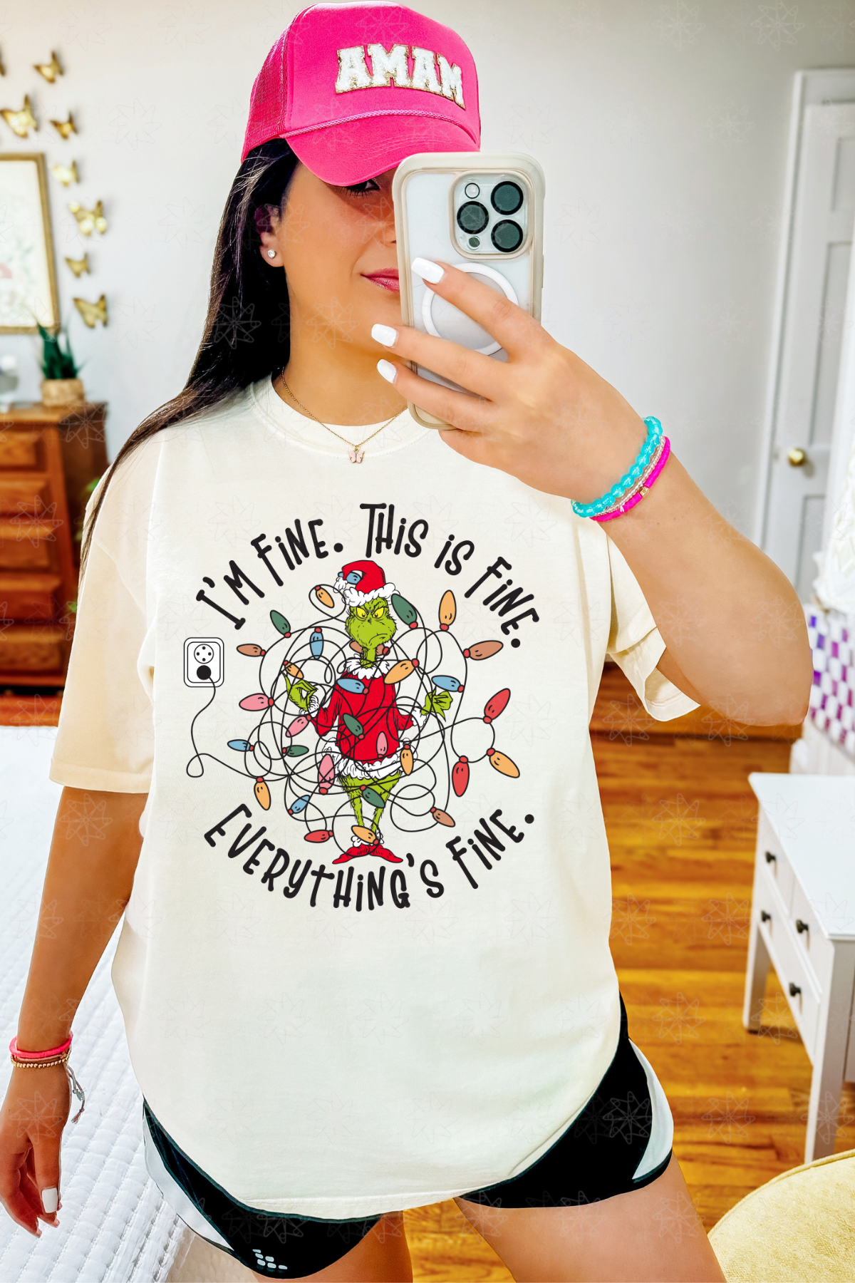 I'm Fine Everything Is Fine Tee or Sweatshirt