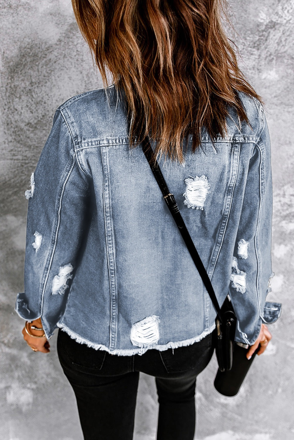 Raw Hem Denim Jacket WTW