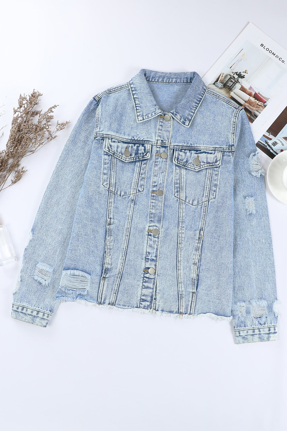 Raw Hem Denim Jacket WTW