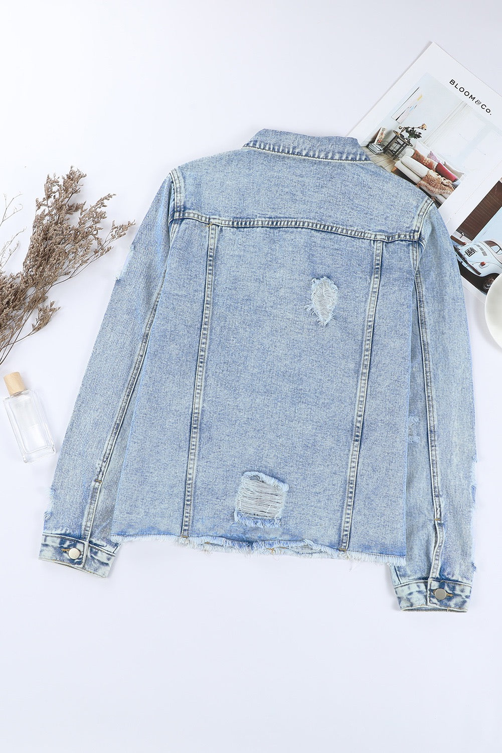 Raw Hem Denim Jacket WTW