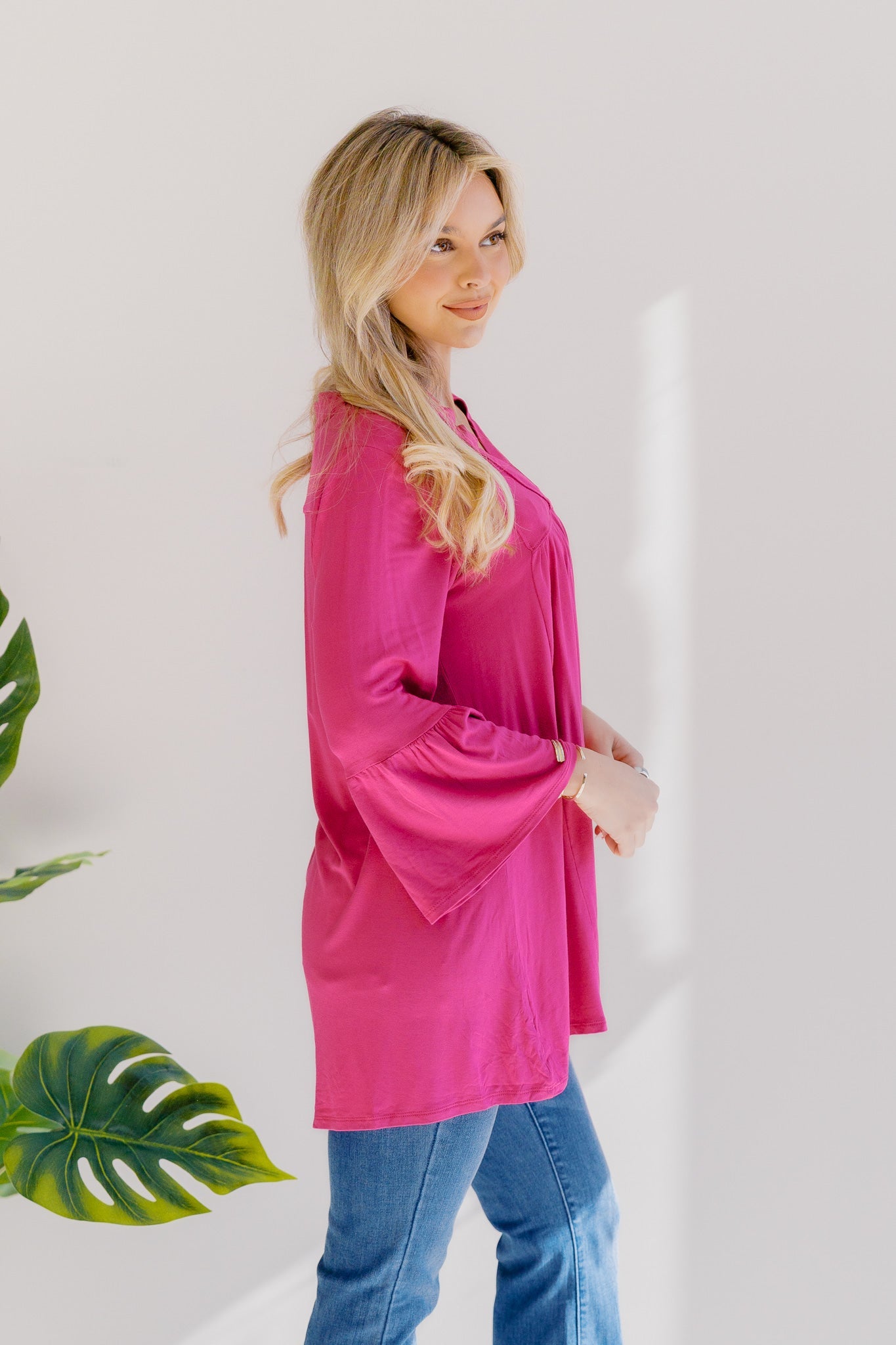 Vivid Petal Swing Top