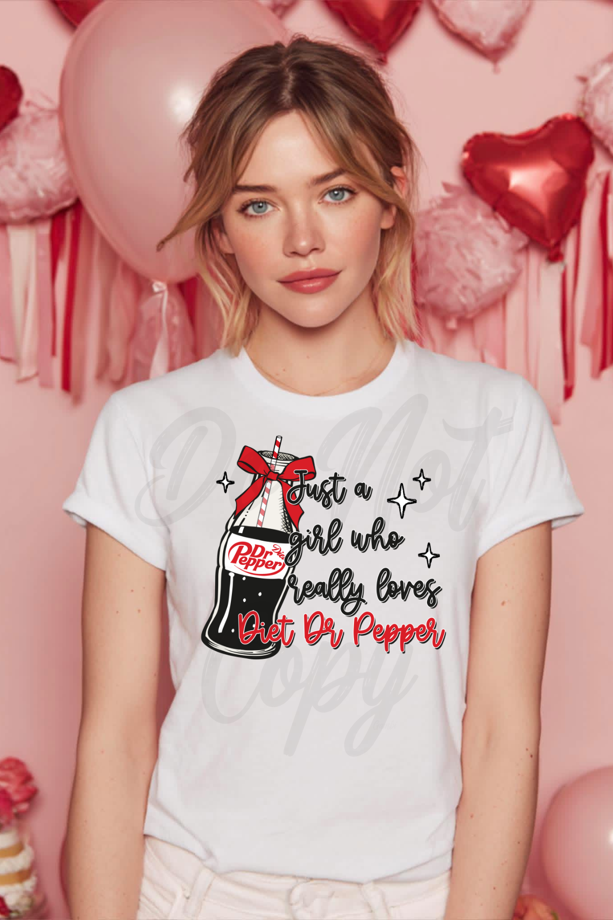 Just A Girl Who Loves Diet DP Tee or Sweatshirt