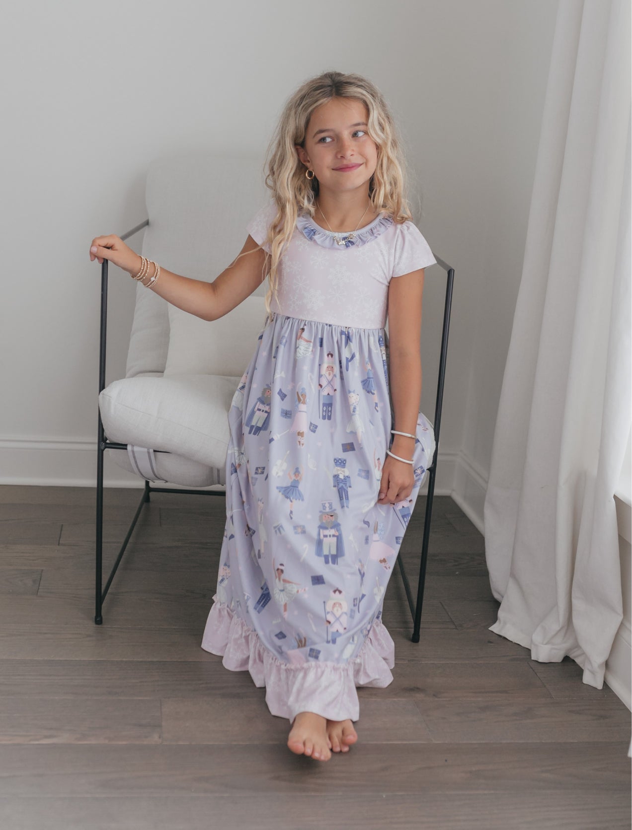 Lavender Nutcracker Lounge Gown