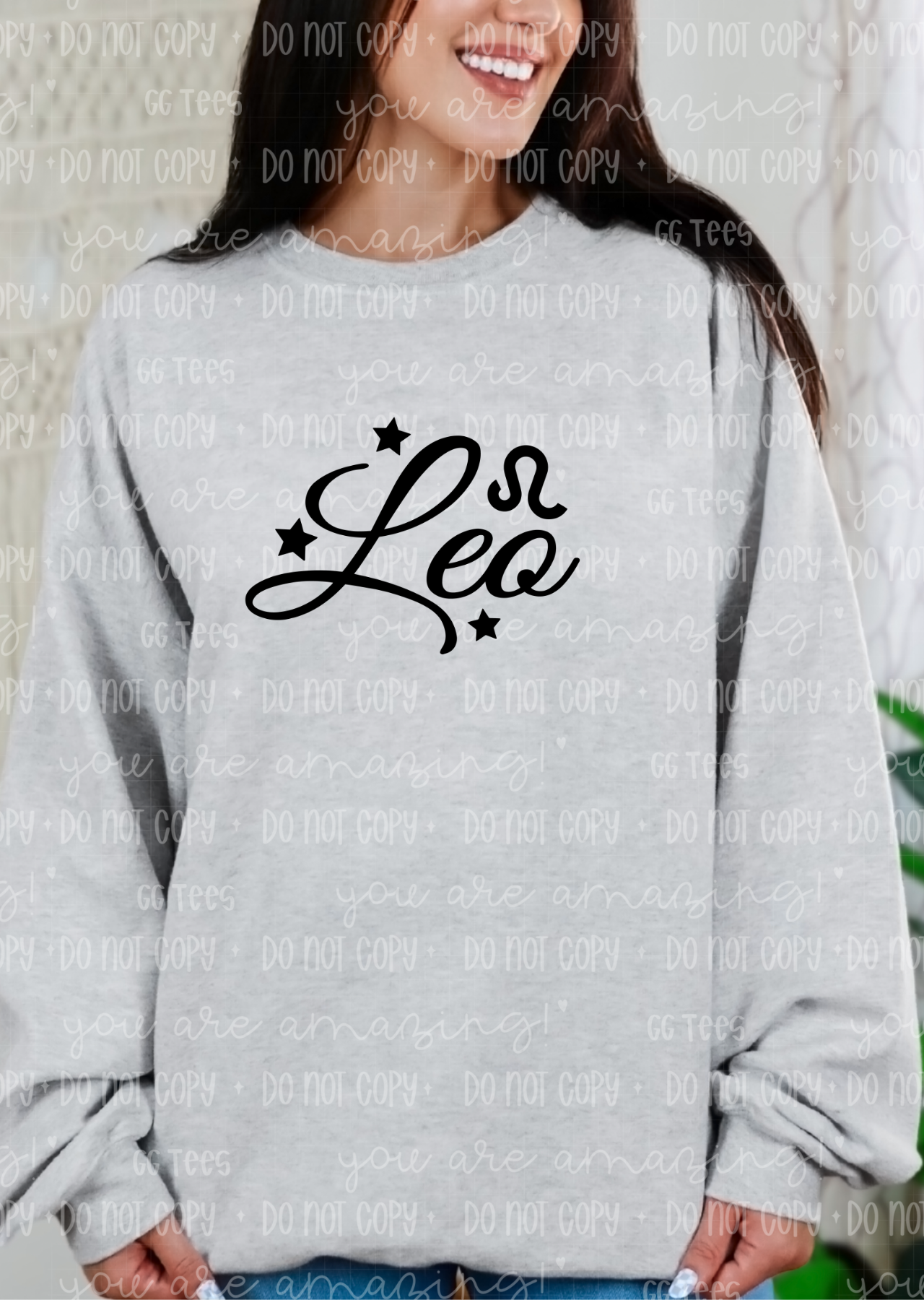 Leo Zodiac Sign Tee