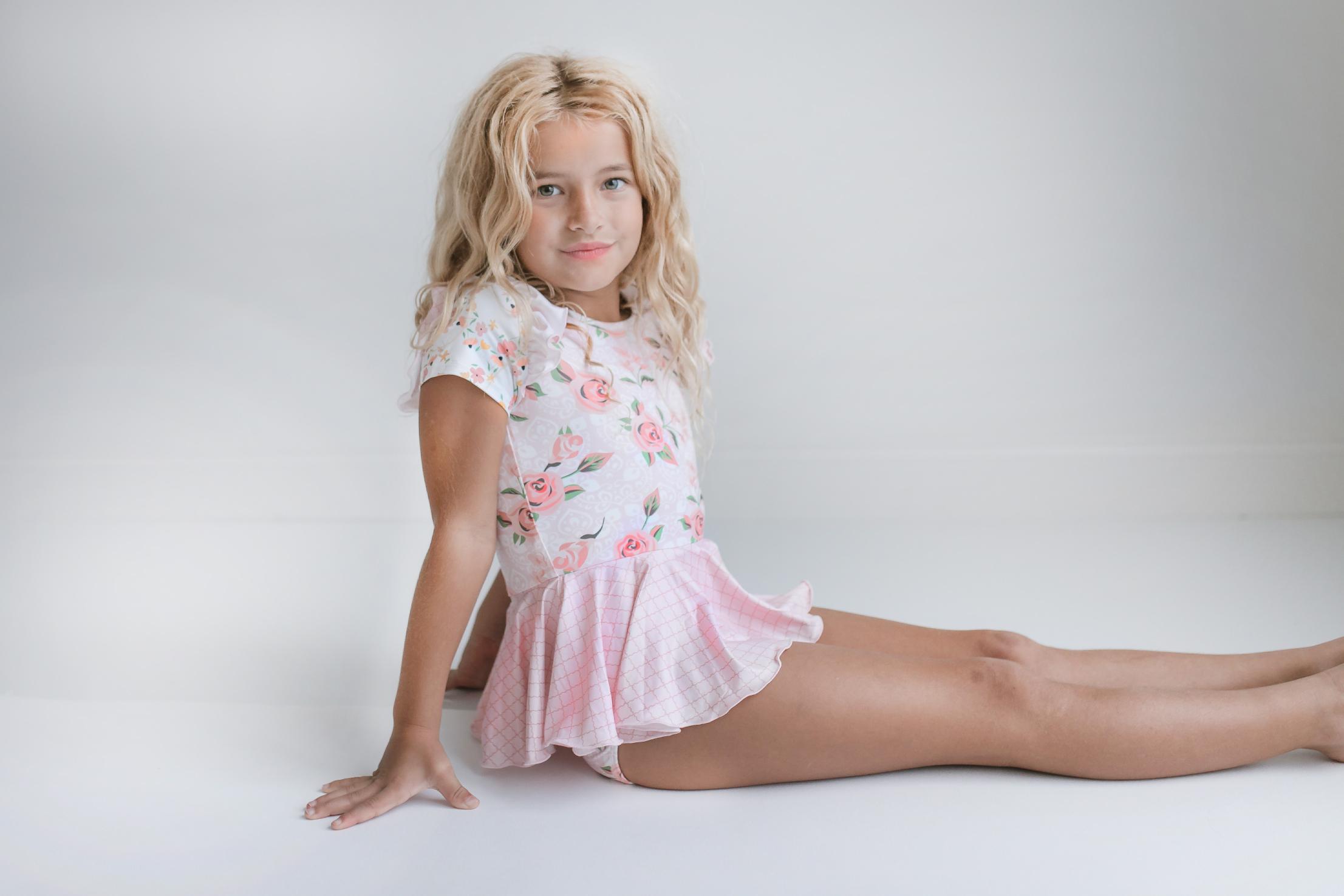 Pale Rose Skirted Leotard