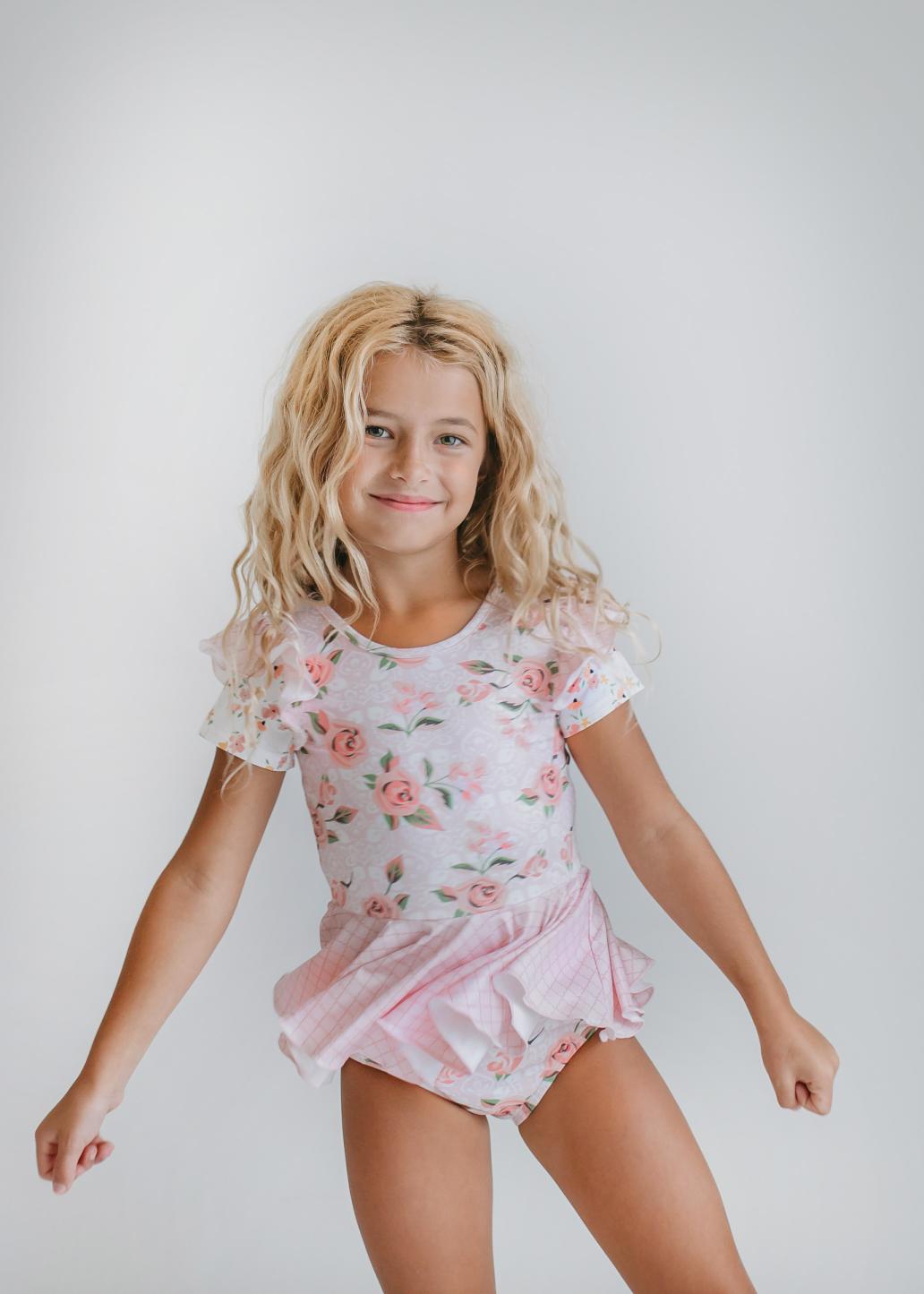 Pale Rose Skirted Leotard