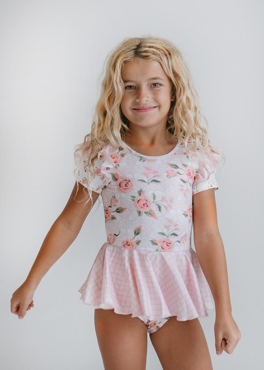 Pale Rose Skirted Leotard