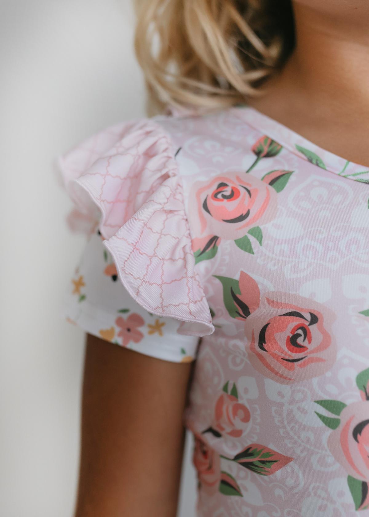 Pale Rose Skirted Leotard