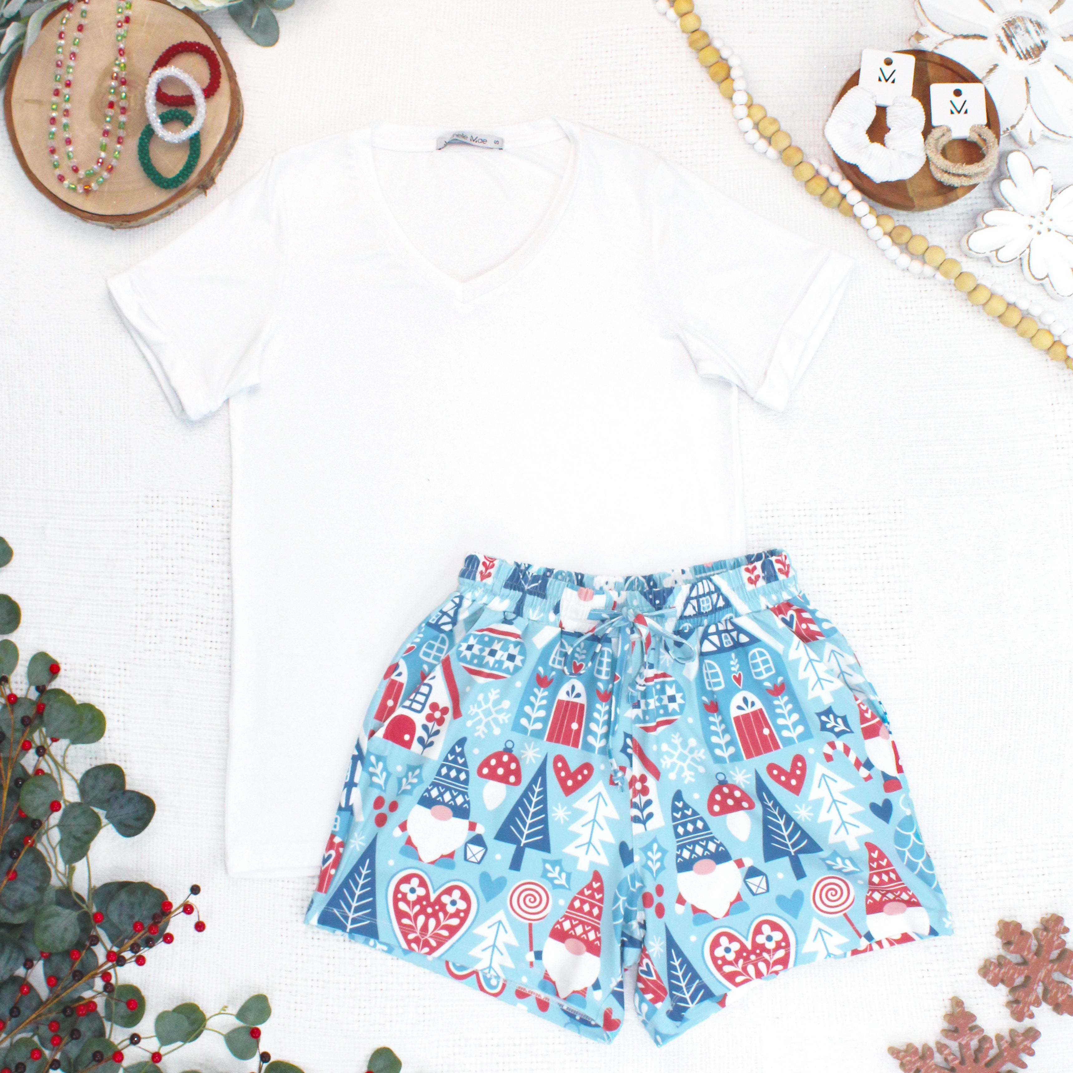 Jamie Lounge Shorts - Winter Gnome