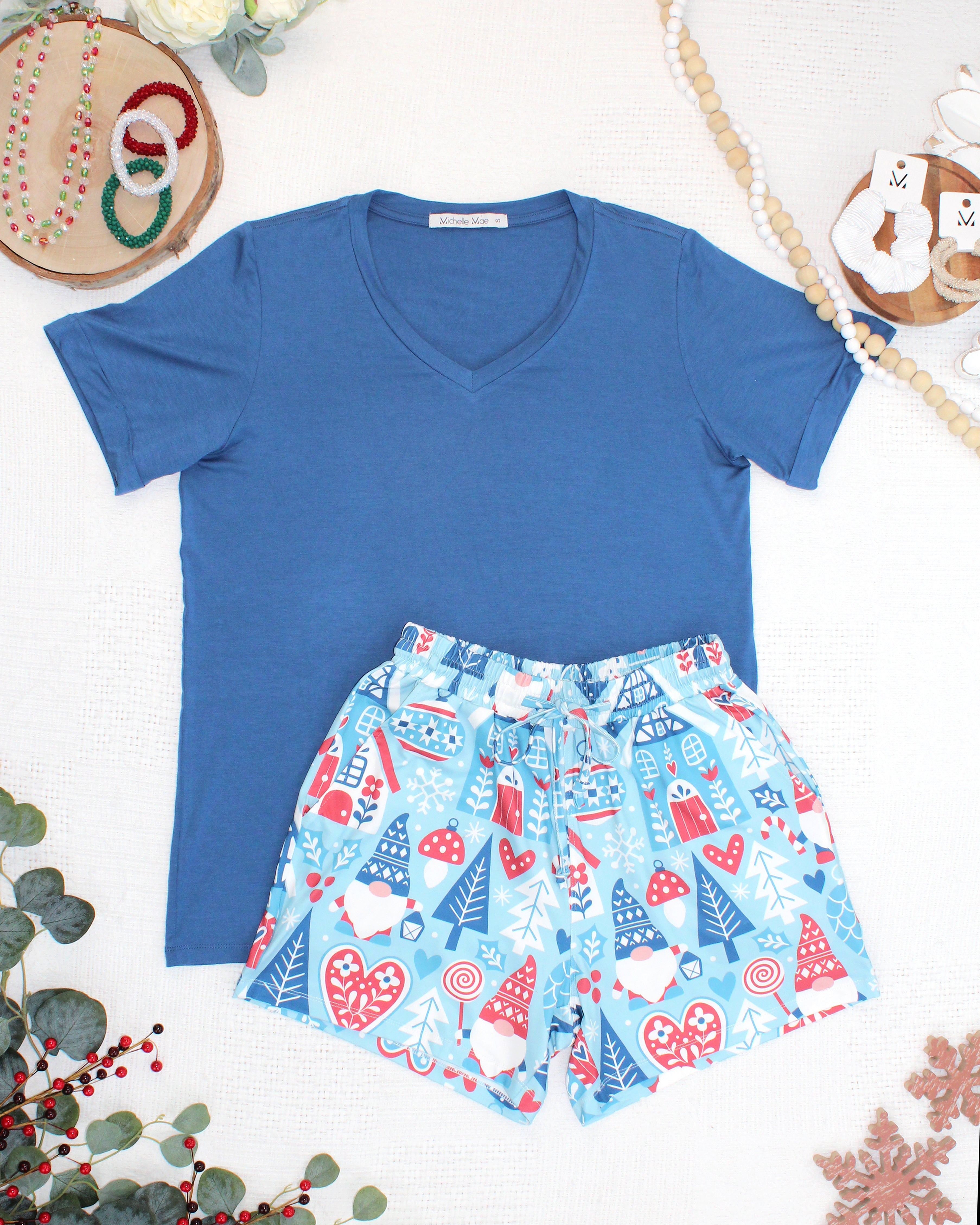Jamie Lounge Shorts - Winter Gnome