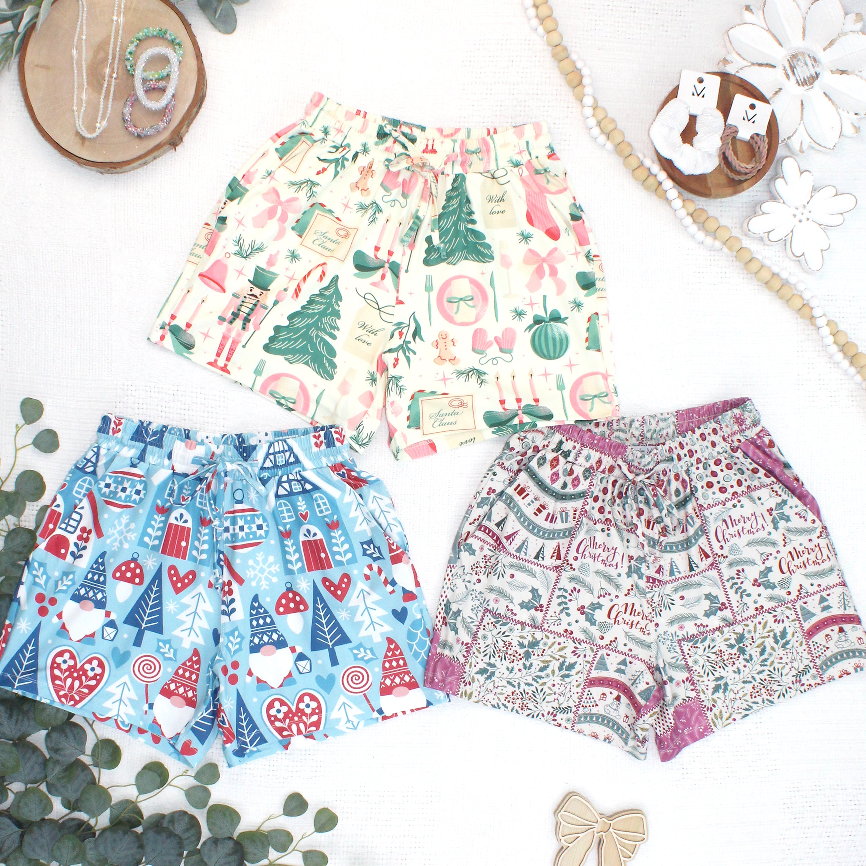 Jamie Lounge Shorts - Winter Gnome