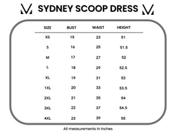 Sydney Scoop Dress - Aqua Floral FINAL SALE