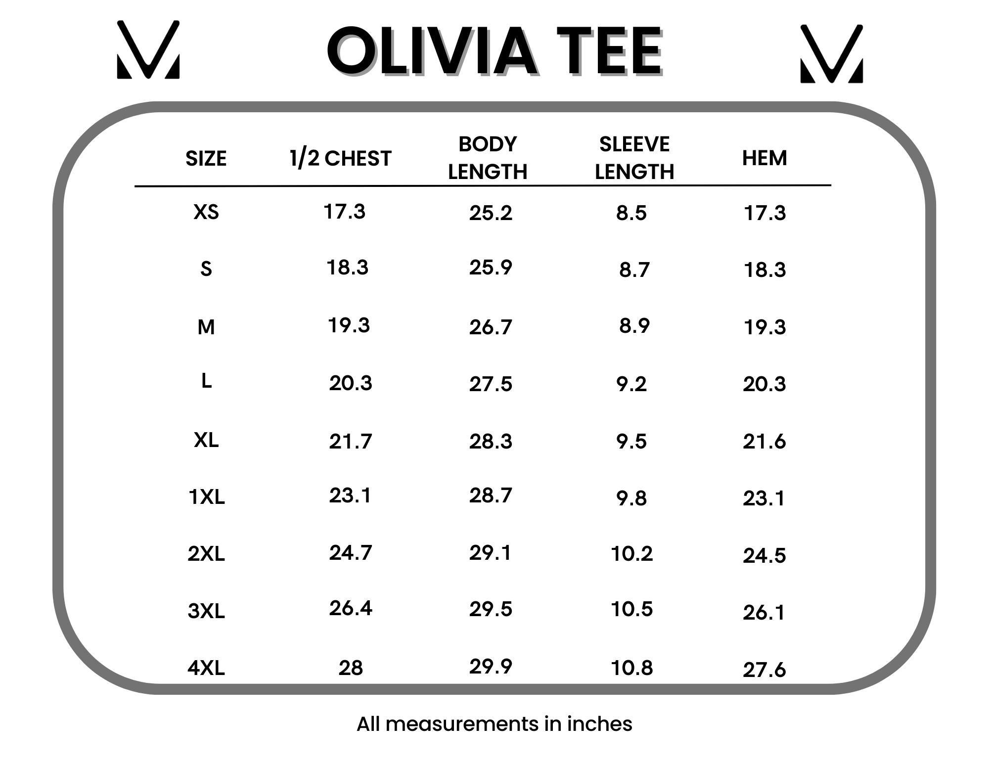 Olivia Tee - Black