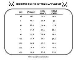 Geometric Button Snap Pullover - Sage