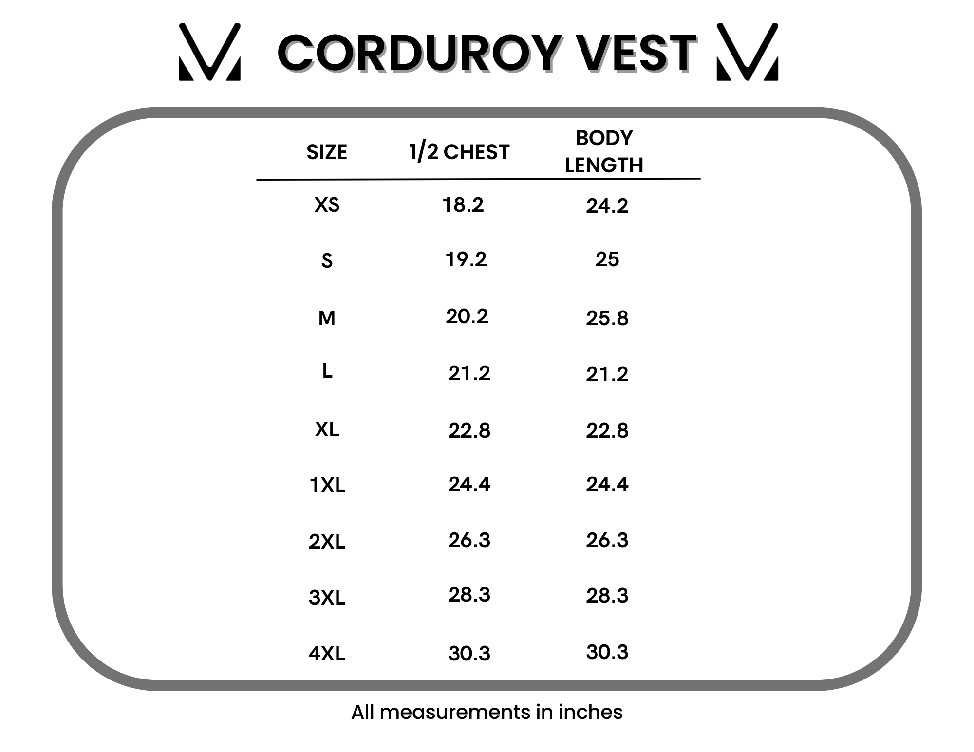 Corduroy Vest - Pumpkin