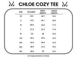Chloe Cozy Tee - Rust